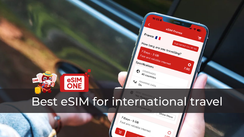 Best eSIM for international travel unlimted data