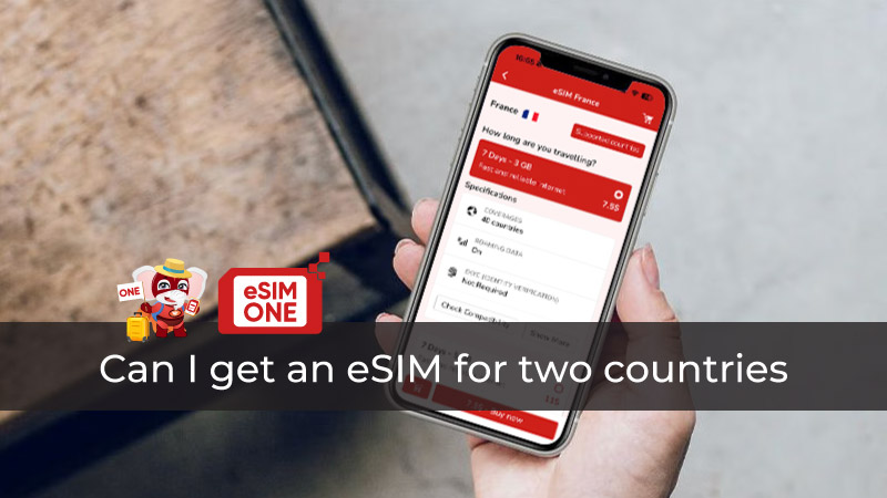 Can I get an eSIM for two countries dual-SIM device management
