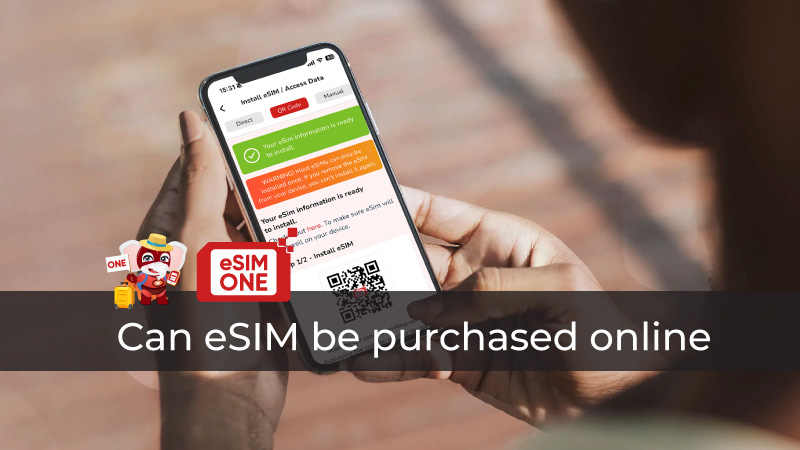 Can eSIM be purchased online esim travel