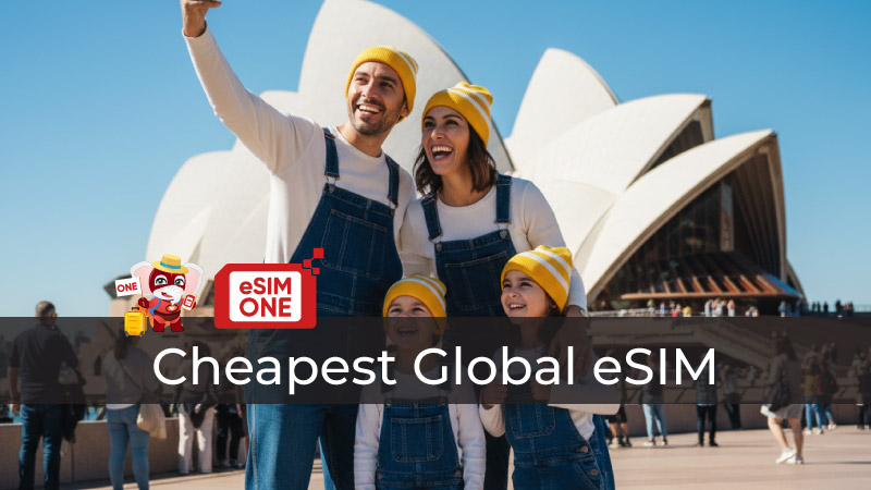 Cheapest global esim travel by esim one