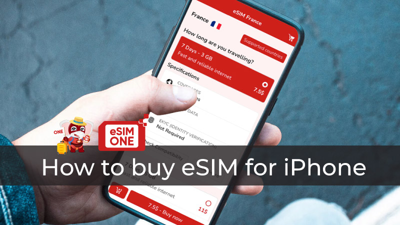 How to buy eSIM for iPhone get QR code for eSIM delivery methods