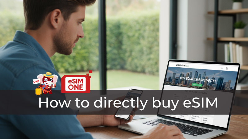 How to directly buy eSIM online method other