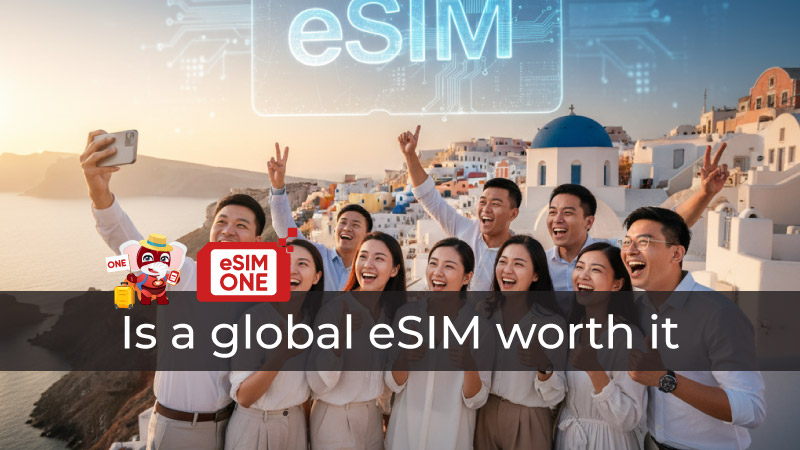 Is a global eSIM worth it esimone coverage 200+ countries