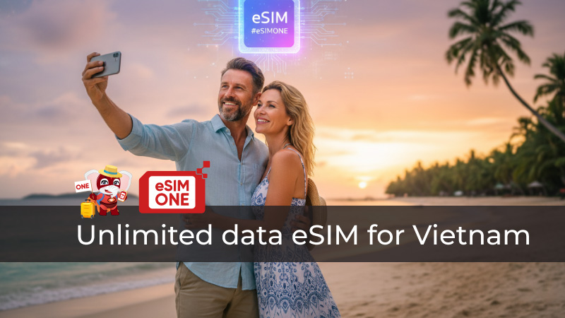 Unlimited Data eSIM for Vietnam Location Phu Quoc