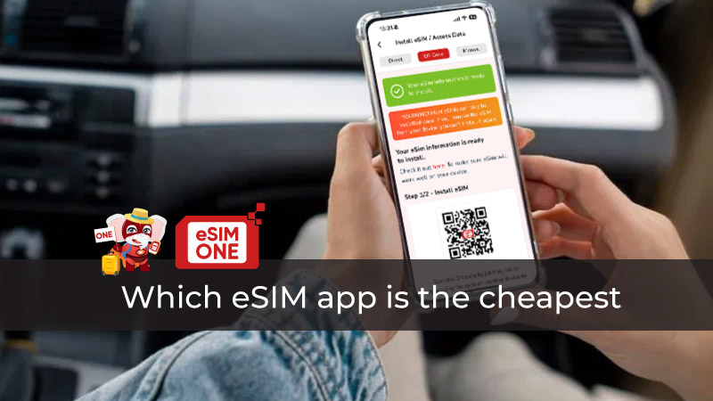 Which eSIM app is the cheapest top leading provider
