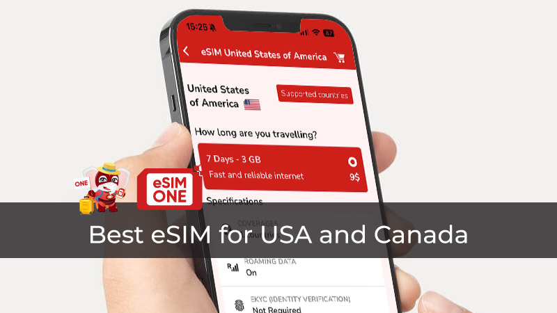 Best eSIM for USA and Canada Travel