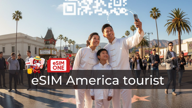 eSIM America tourist