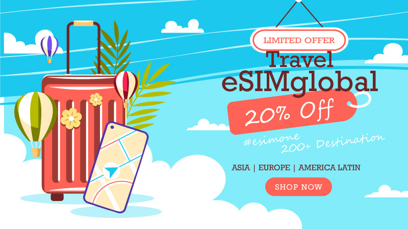 eSIM global travel esimone