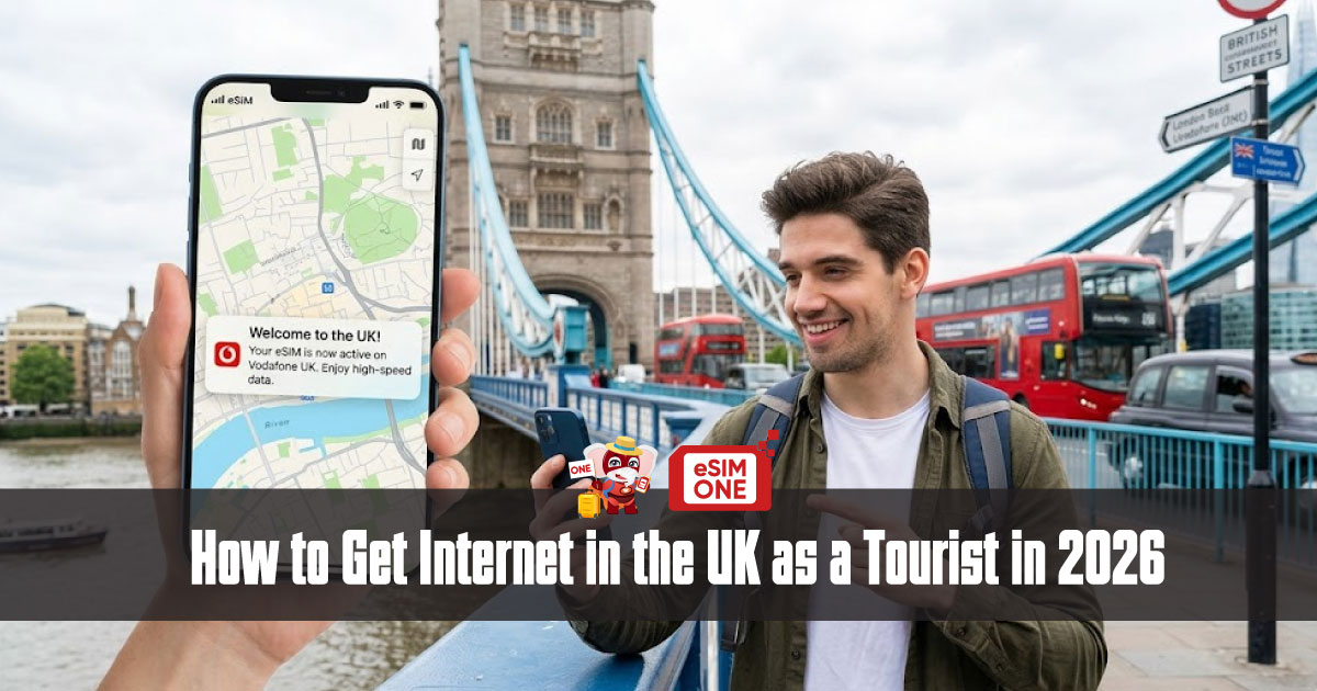 how to get internet in the UK as a tourist