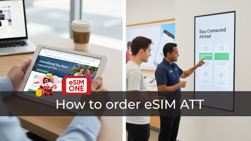 how to order esim att 